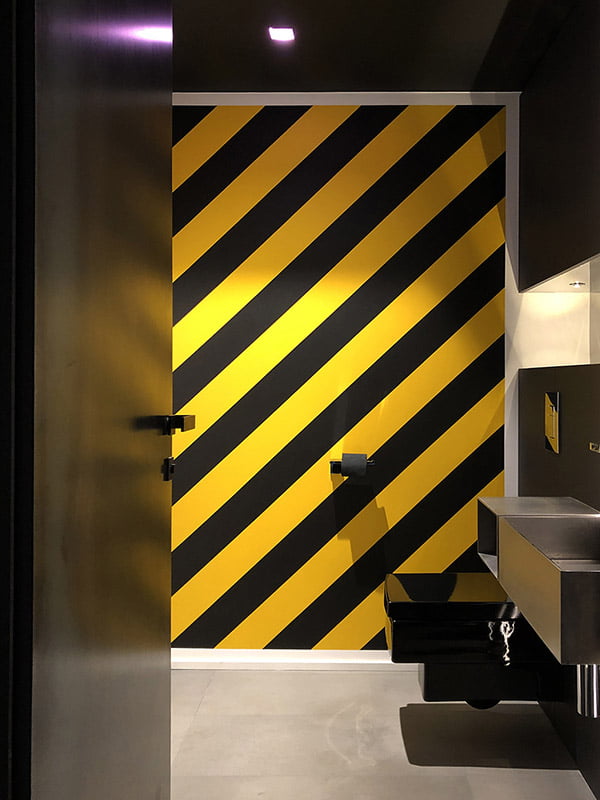 SPID PEINTURE - Peinture murale WC design